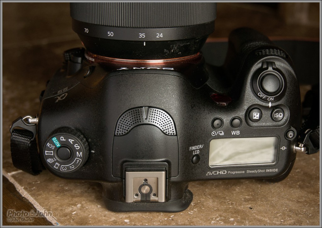 Sony Alpha A99 - Top View & Controls