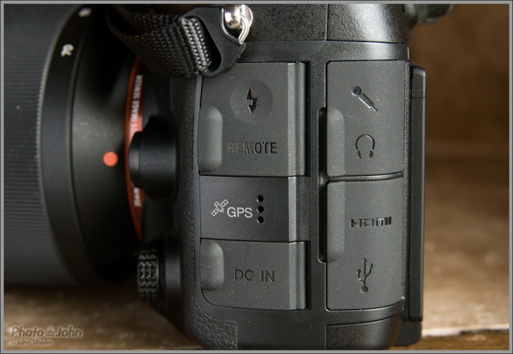 Sony A99 DSLR - Accessory Ports