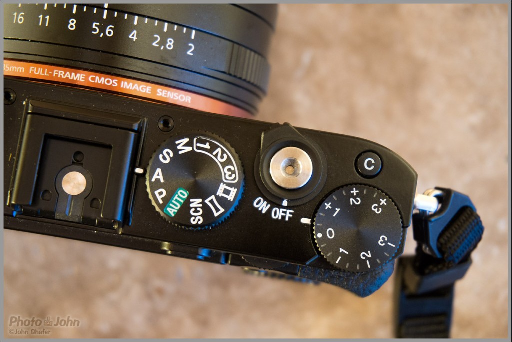 Sony RX1 - Top Plate With Mode Dial & Exposure Compensation