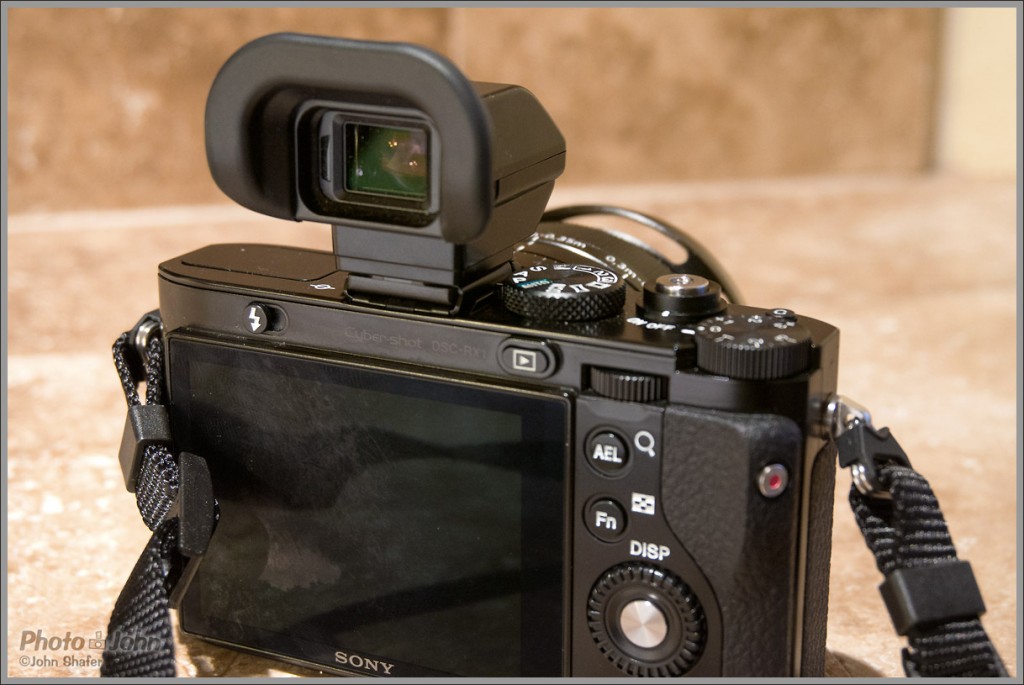 Sony RX1 - Rear View With Optional EVF
