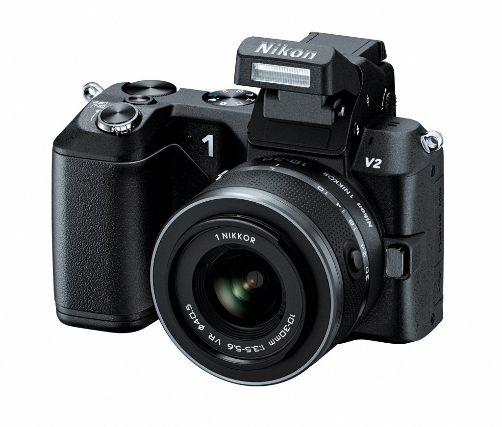 Nikon 1 V2 Compact System Camera - New Pop-Up Flash