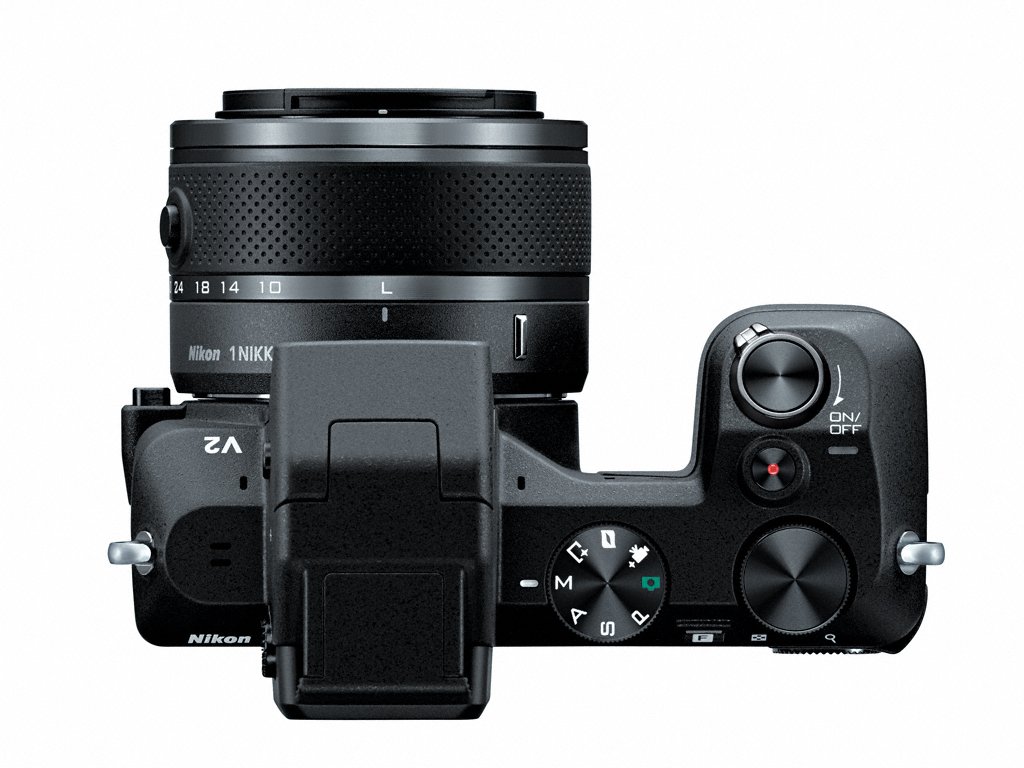 Nikon 1 V2 Compact System Camera - Top View