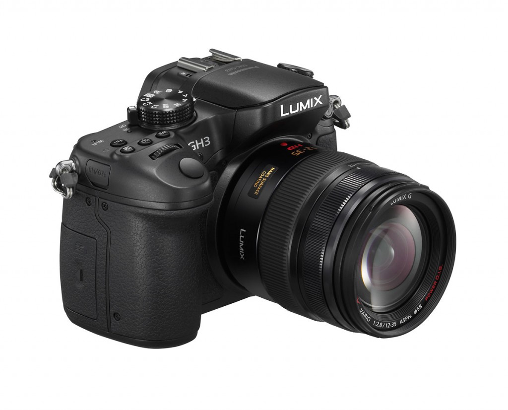 Panasonic Lumix GH3 Micro Four Thirds Camera - Front Left