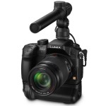 Panasonic Lumix GH3 With Optional Vertical Grip & Shotgun Mic