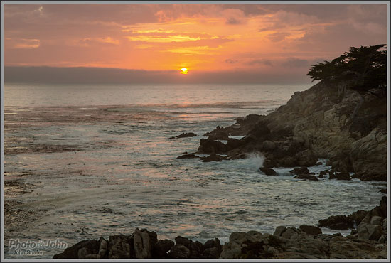 Carmel, California Sunset - Sony Alpha A99