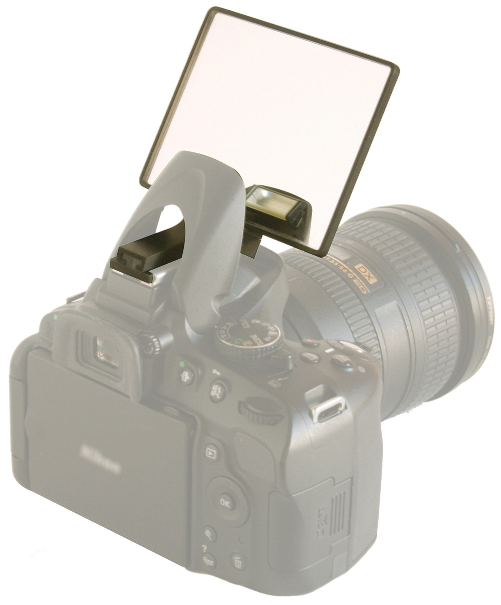 Lightscoop Deluxe Mounted On DSLR