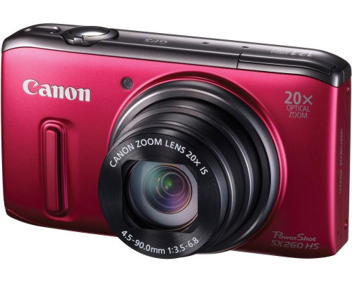 Canon PowerShot SX260 HS Pocket Superzoom Camera