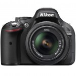 Nikon D5200 Digital SLR - Front - Black