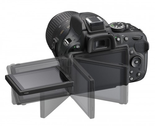 The Nikon D5200's 3-Inch Tilt-Swivel LCD Display