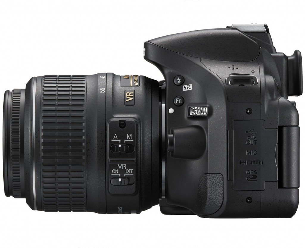Nikon D5200 Digital SLR - Left Side