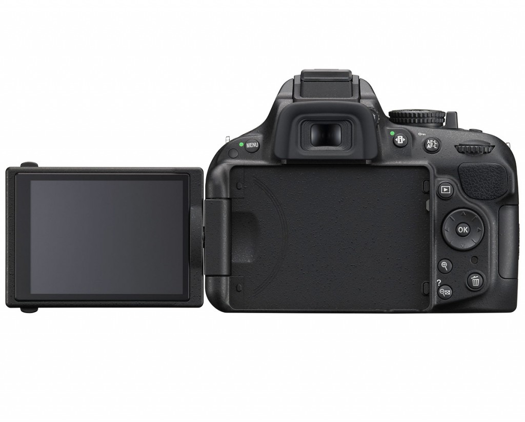 Nikon D5200 Digital SLR - Back - LCD Out