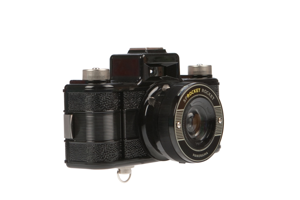 Lomo Sprocket Rocket Film Camera - Side View