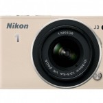 Nikon 1 J3 Mirrorless Camera - Front - Beige