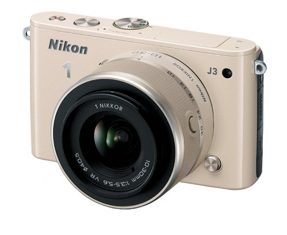 Nikon 1 J3 Mirrorless Camera - Beige