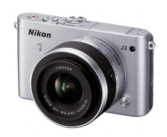 Nikon 1 J3 Mirrorless Camera - Silver