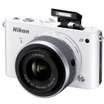 Nikon 1 J3 Mirrorless Camera - Bounceable Pop-Up Flash