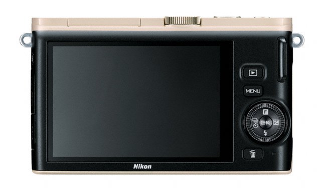 Nikon 1 J3 Mirrorless Camera - Rear LCD - Beige