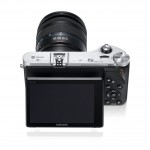 Samsung NX300 - Rear View With Tilting AMOLED Display - Black