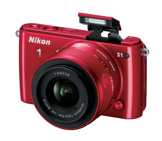 Nikon 1 S1 Mirrorless Camera - Pop-Up Flash