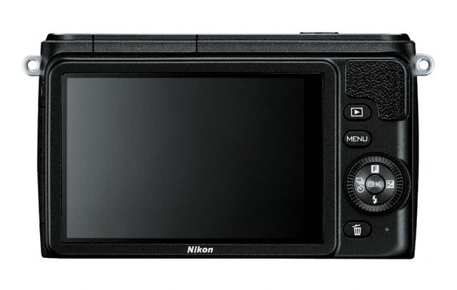 Nikon 1 S1 Mirrorless Camera - Rear - Black