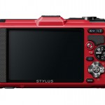 Olympus Stylus Tough TG-2 iHS - Red - Rear