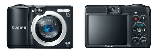 Canon PowerShot A1400 Compact Camera With Optical Viewfinder