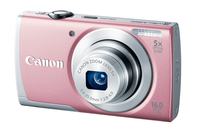 Canon PowerShot A2600 - Pink - Angle