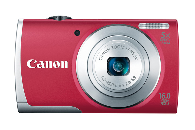 Canon PowerShot A2600 - Red - Front
