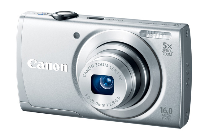 Canon PowerShot A2600 - Silver - Angle