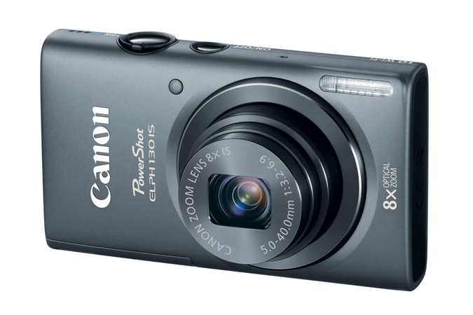 Canon PowerShot ELPH 130 IS - Gray - Back