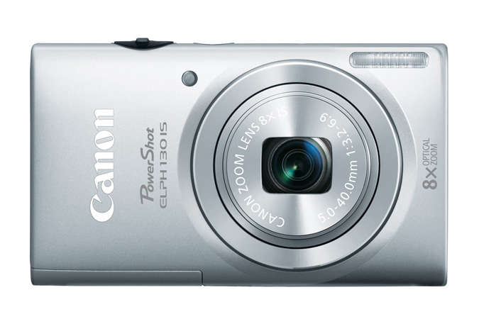 Canon PowerShot ELPH 130 IS - Silver - Front