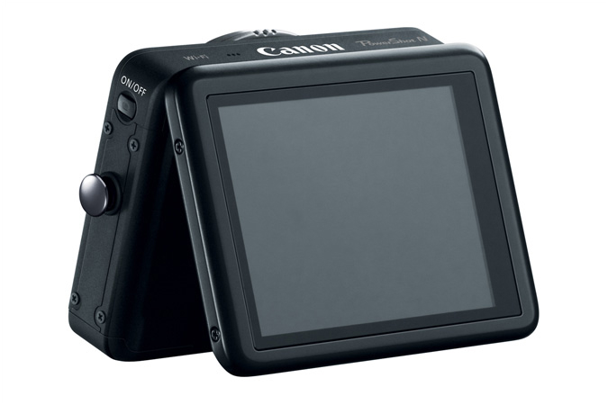 Canon PowerShot N - Black - Tilting Touch Screen LCD