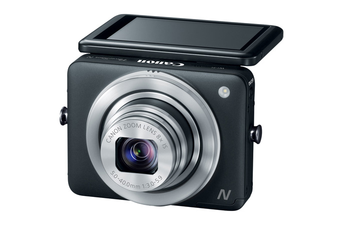 Canon PowerShot N - Black - With Tilting Touch Screen Display