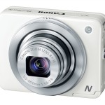 Canon PowerShot N - White - Angle