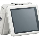 Canon PowerShot N - White - Tilting Touch Screen LCD