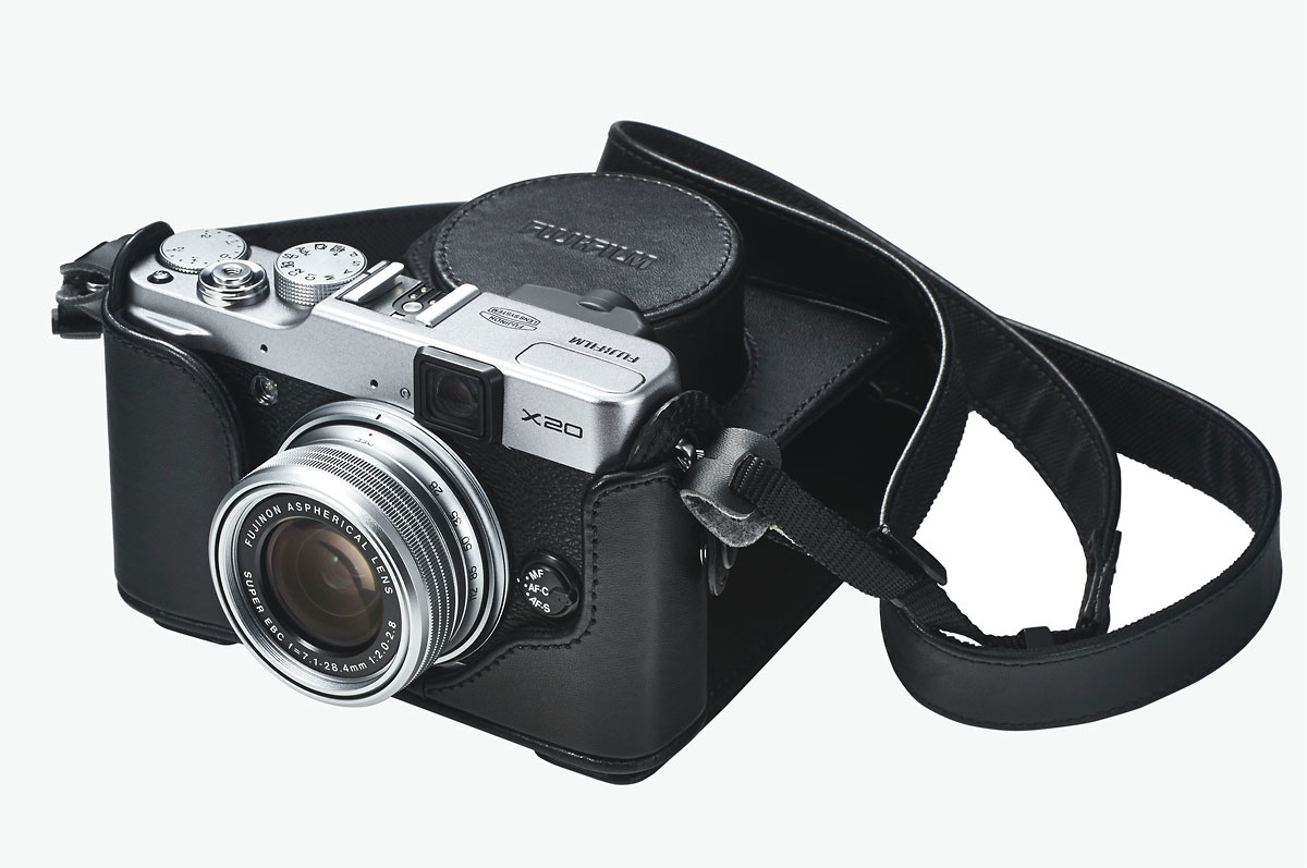 Fujifilm X20 With Optional Leather Case
