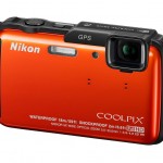 Nikon Coolpix AW110 Rugged Point-and-Shoot - Left - Orange