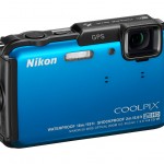 Nikon Coolpix AW110 Rugged Waterproof Camera - Right - Blue