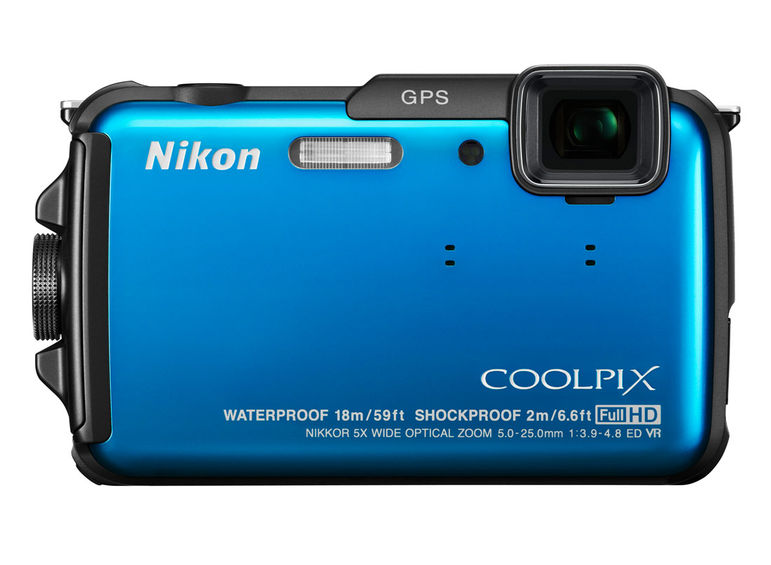 Nikon Coolpix AW110 Rugged Waterproof Camera - Blue
