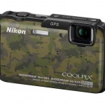 Nikon Coolpix AW110 Rugged Point-and-Shoot - Left - Camo Finish