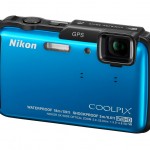 Nikon Coolpix AW110 Rugged Point-and-Shoot - Left - Blue