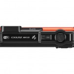 Nikon Coolpix AW110 Rugged Point-and-Shoot - Top - Orange