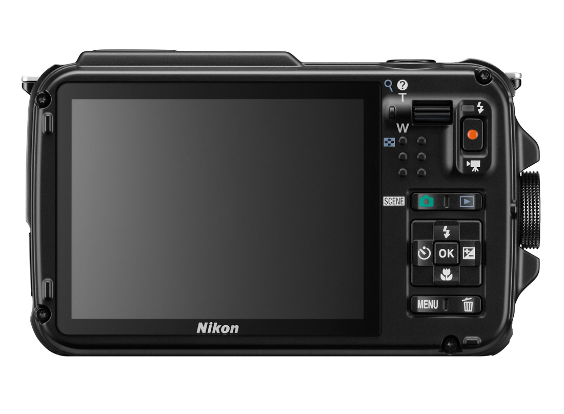 Nikon Coolpix AW110 - Rear OLED Display - Black