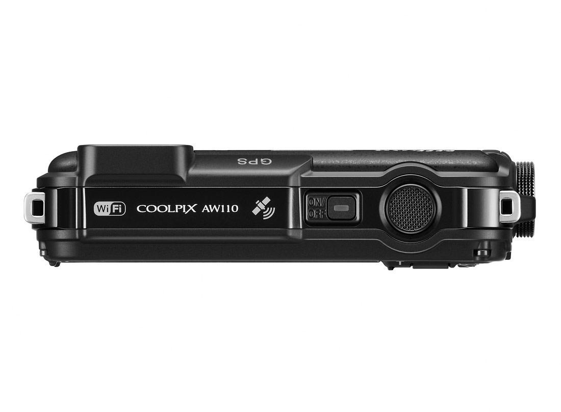 Nikon Coolpix AW110 - Top - Black