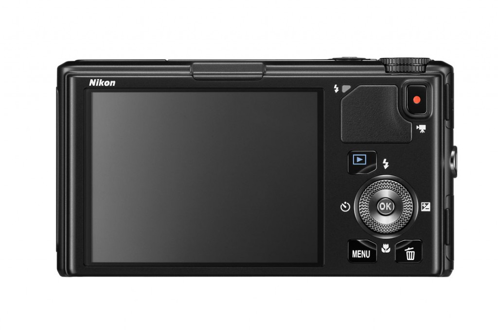 Nikon Coolpix S9500 - Rear OLED Display - Black