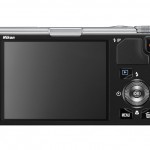 Nikon Coolpix S9500 - Rear OLED Display - Silver