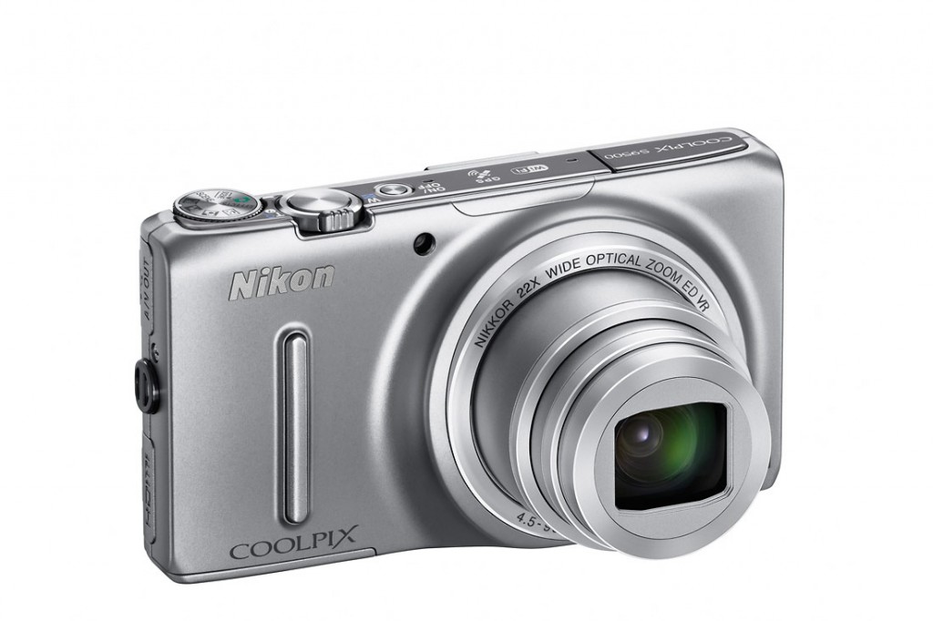 Nikon Coolpix S9500 Pocket Superzoom - Right Angle View - Silver