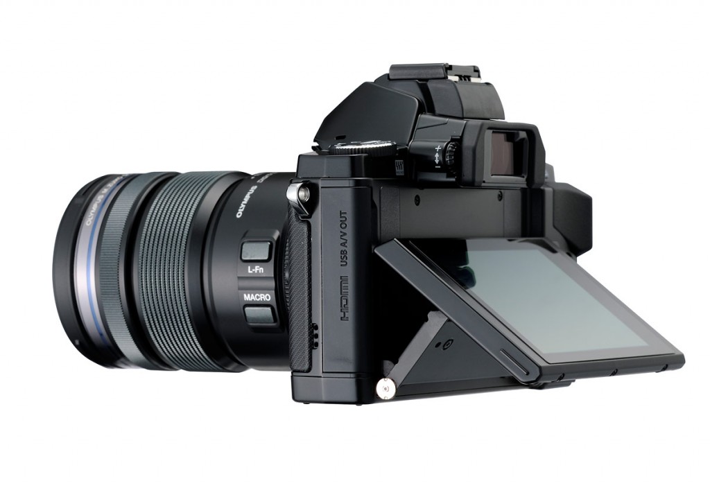 Olympus OM-D E-M5 - Tilting OLED Touchscreen Display