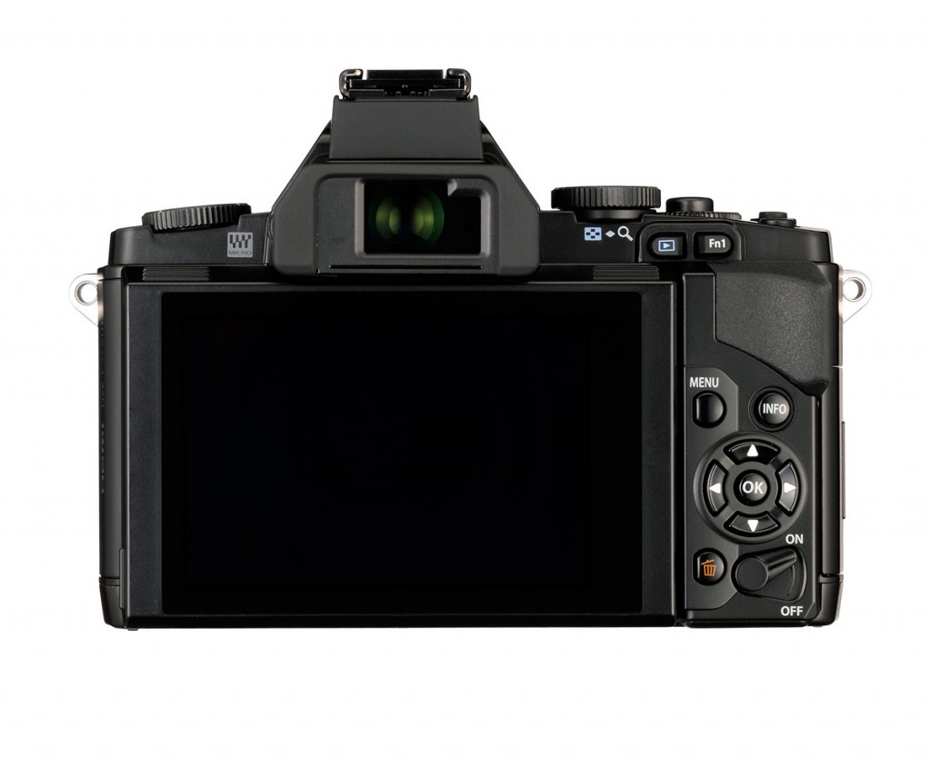 Olympus OM-D E-M5 - Rear View - Black