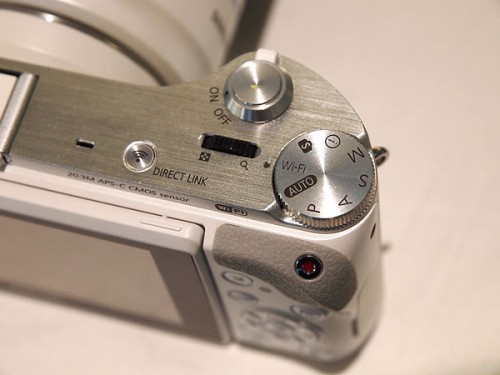 Samsung NX300 Top Controls - photo by Megan Green